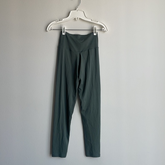 Aerie Teal Crossover Leggings - Picture 3 of 5